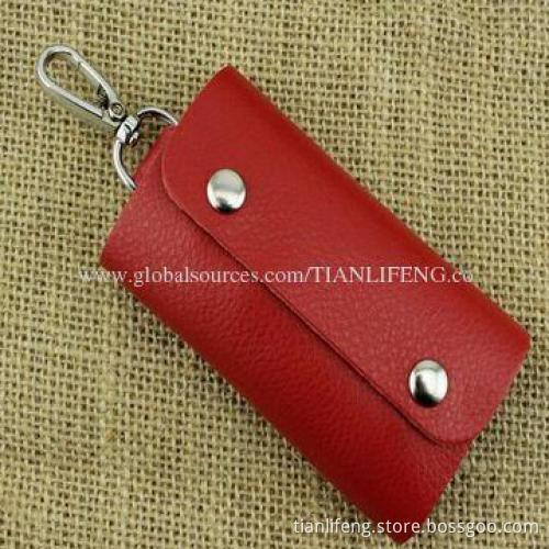 Key Holder Bag Case Wallet Cover, Cylindrical